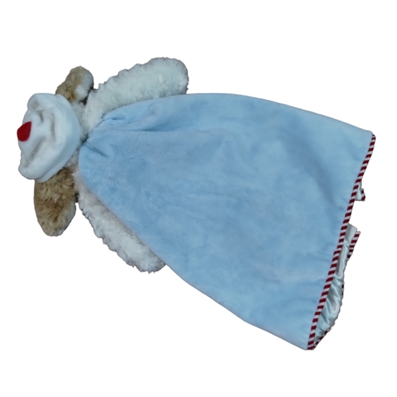 Bunnies by the Bay Skipit Puppy Dog Sailor Hat Ahoy Mate Security Blanket Lovey - Picture 3 of 10